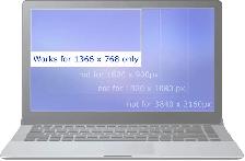 14.0' Laptop Slim Replacement LCD Screen B140XTN03.6 HW1A 40 Pin - Photo 4