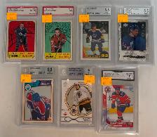 Graded NHL Hockey Cards: Gretzky, Bergeron, McDavid, etc...