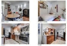 4½ rénové, 2 ch. Fermées, Terrasse privée, Plateau Mont Royal - Photo 4