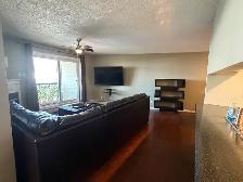 Top floor 1 bedroom furnished condo heated parking,  st