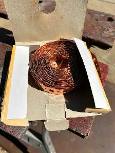 1 ROLL OF 3/4 X24 X 24 GA. COPPER CLAD STRAPPING - Photo 2
