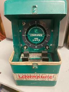 Vintage Lowrance Fish Lo-K-Tor, fish finder box only display