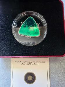 2008 50 cent silver triangle milk delivery Proof coin