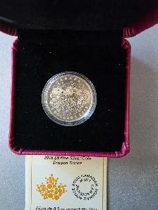2016 $8 Dragon Dance Fine Silver Proof coin