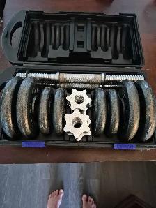 60 pounds if plates and bar, &30 lbs in plates,COMBO set - Photo 3