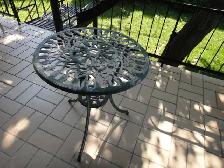table au terrasse en métal - Photo 2