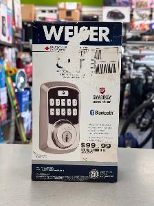 Weiser Aura Bluetooth Connective Keyless Entry Door Lock - NEW
