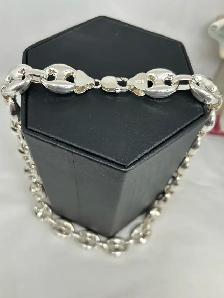 925 silver Puffed Mariner chain - Photo 2