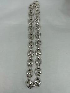 925 silver Puffed Mariner chain - Photo 5