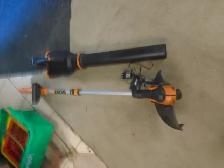 Cordless blower and trimmer