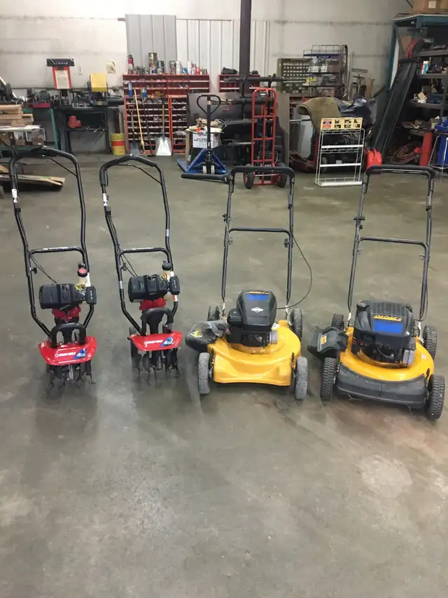 Lawnmowers and tillers