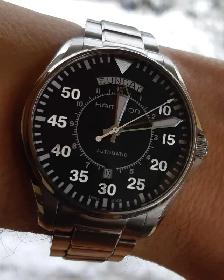 Hamilton Khaki Aviation Pilot Day Date watch Auto w. SS bracelet - Photo 3