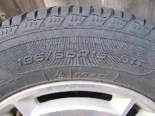 Honda Civic 15 Inch Aluminum Rims & 8 Tires Winter & Summer - Photo 3