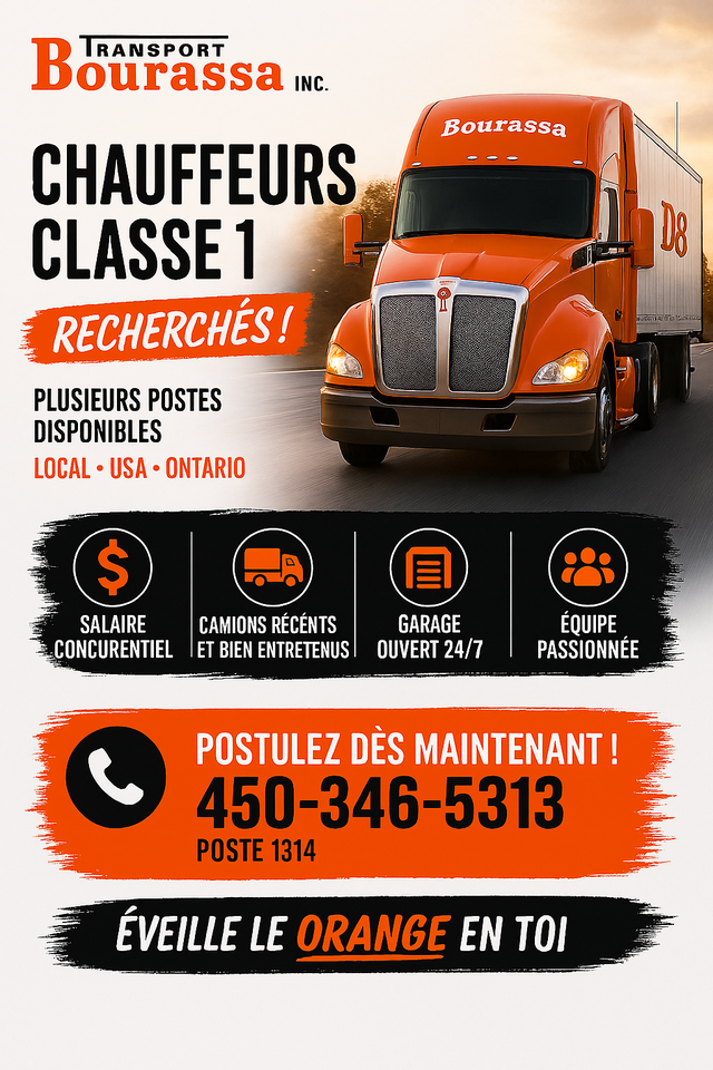 Chauffeur classe 1 (offre d'emploi)