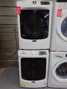 Maytag '27' White Front Load Washer / Dryer Set on Sale‼️