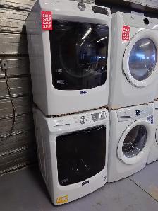 Maytag '27' White Front Load Washer / Dryer Set on Sale‼️ - Photo 2