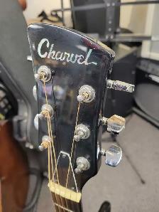 Charvel Surfcaster 325 SLX Thinline Acoustic Electric Guitar - Photo 4