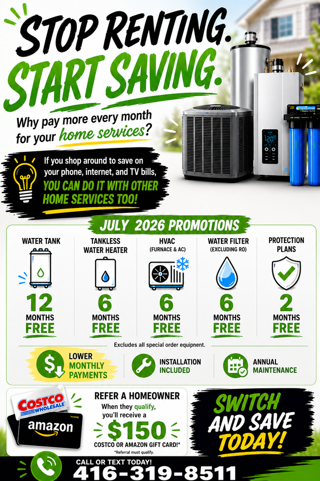 WATER HEATER - HVAC - WATER SOFTENER -