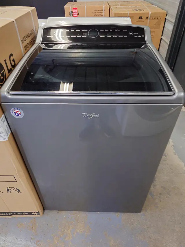 Whirlpool '27' Chrome Shadow Top Load Washer on Sale‼️