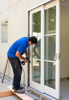White Vinyl Sliding Patio Doors – Supply & Installation - Photo 4