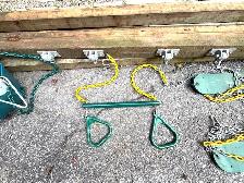 Free Eastern Jungle Gym A-Frame Swing Set - Photo 5