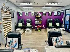 GREAT OPPORTUNITY – ESTABLISHED 5-STAR NAIL SALON FOR SALE IN