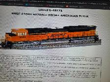 cherche. locomotive mon réseau ferroviaire BNSF