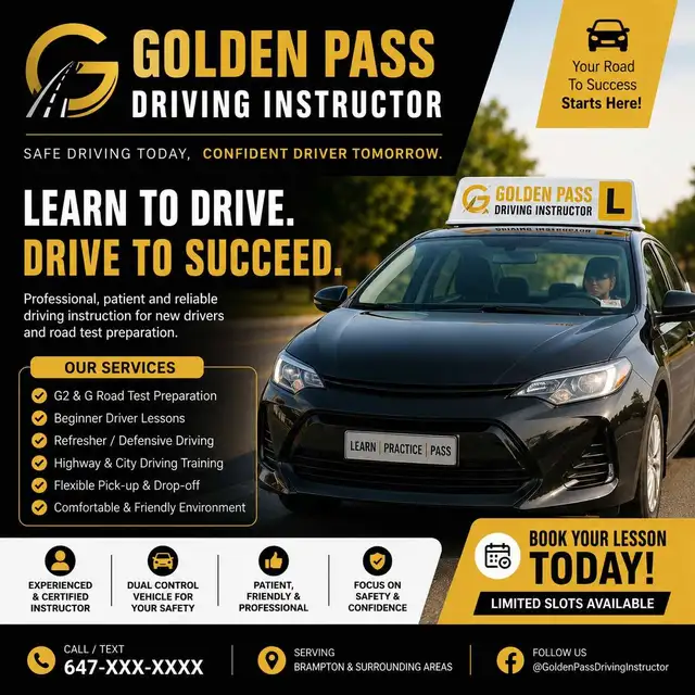 Golden pass driveing instructor