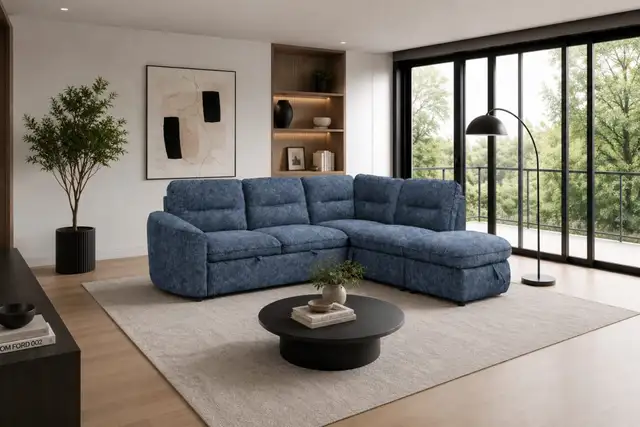 sectional sleeper with vast storage