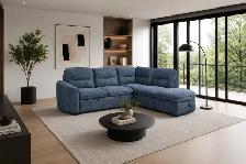 sectional sleeper with vast storage