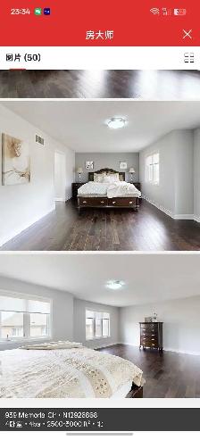 Almost new, solid wood king bed set,only $450
