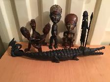 African wood carvings