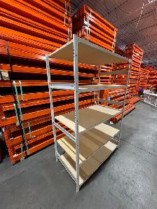 Used industrial shelving  units - 24' deep x 46' wide x 6' tall - Photo 2