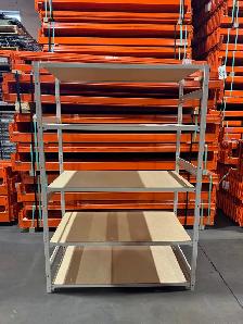 Used industrial shelving  units - 24' deep x 46' wide x 6' tall - Photo 4