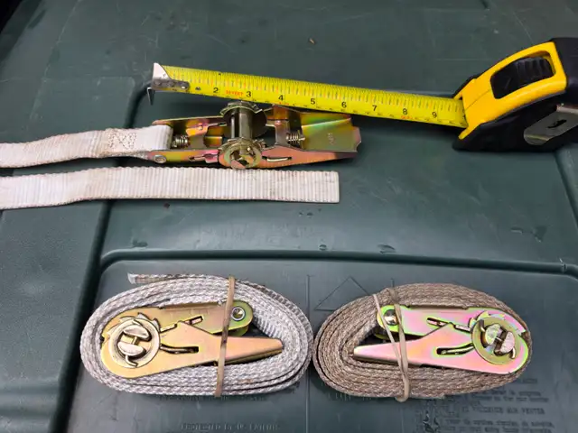 Harley Davidson HD Long Crate Factory Ratchet Straps Heavy Duty