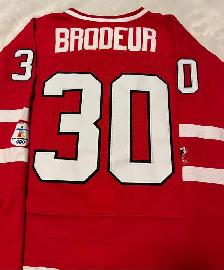 COLLECTABLE.     BRODEUR.   HOCKEY.   JERSEY