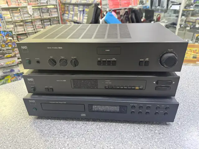 NAD Stereo System (Amp, Tuner, Player)