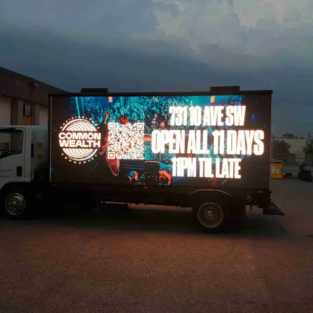 LED AD TRUCK DRIVER