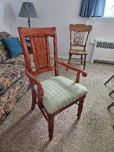 Arm chairs, rocking chairs, kitchen chairs, office chairs