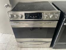 Cuisinière stainless vitrocéramique double convection Kenmore