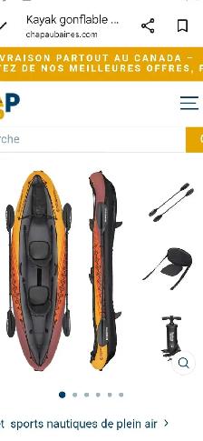 Kayak gonflable 2 places