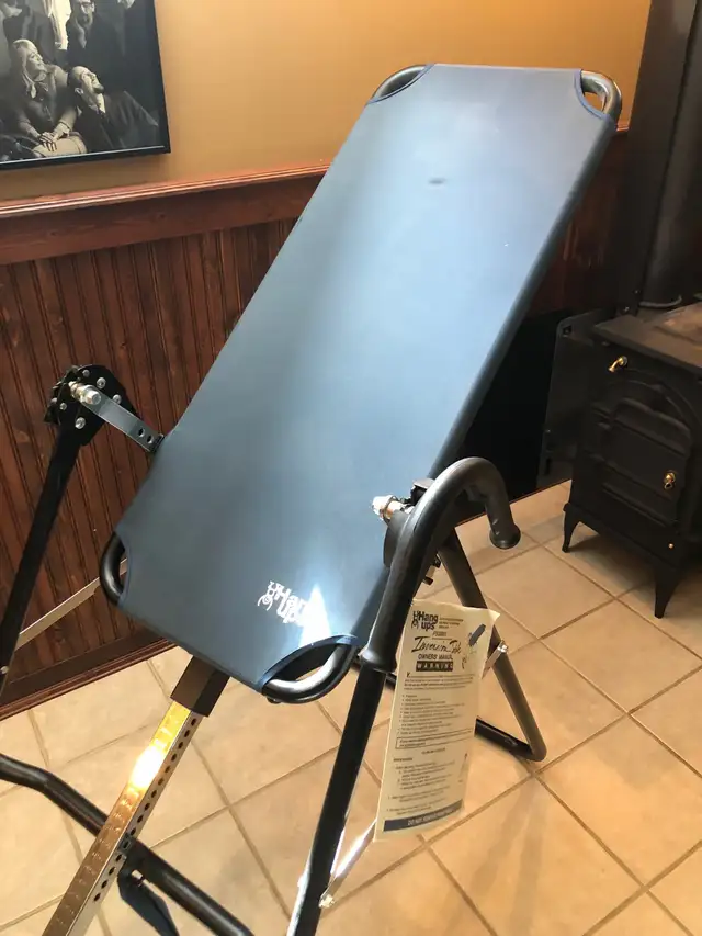 INVERSION TABLE with GRAVITY BOOTS