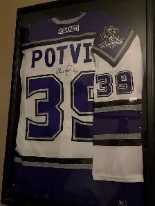 Felix Potvin kings signed jersey