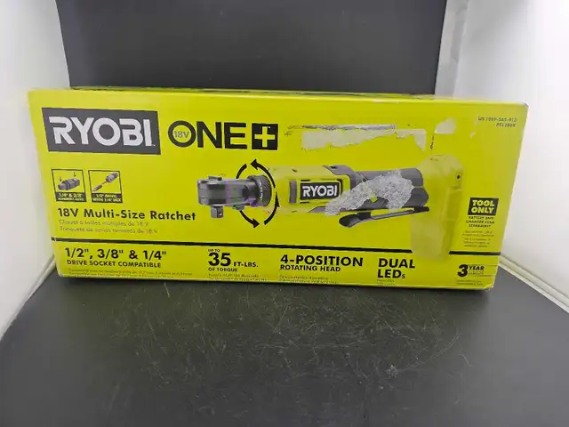 Ryobi PCL280B 1/2' 18v Ratchet NEWTOOL ONLY