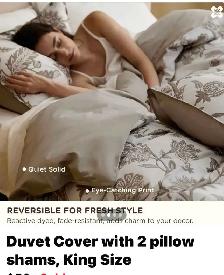 King duvet cover and shams - Photo 2