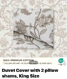 King duvet cover and shams - Photo 3