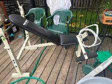 Bench press workout bench