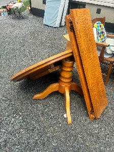 Solid oak table