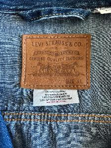 Levi Strauss & Co. Men’s Jean Jacket (XL) - Photo 3