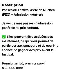 FEQ PASSSE GENERALE - Photo 2